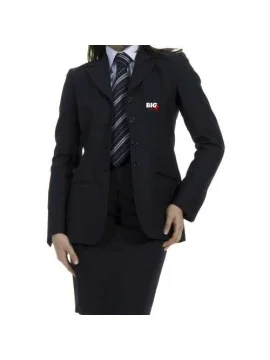 PrimeFront Blue Receptionist Uniform Suit